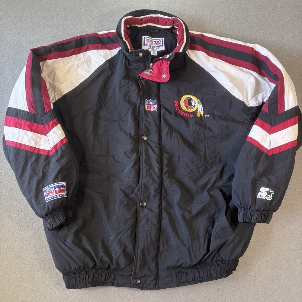 Vintage 90s Washington Redskins Starter Proline Jacket Size XL Logo NFL Retro